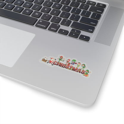 Kiss-Cut Stickers - Christmas with santa claus and friends - [[{"value":"Wonderwear Kid"}]]