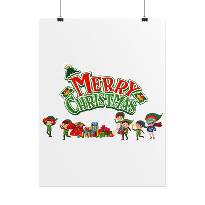 Rolled Posters - Merry christmas from super friends - [[{"value":"Wonderwear Kid"}]]