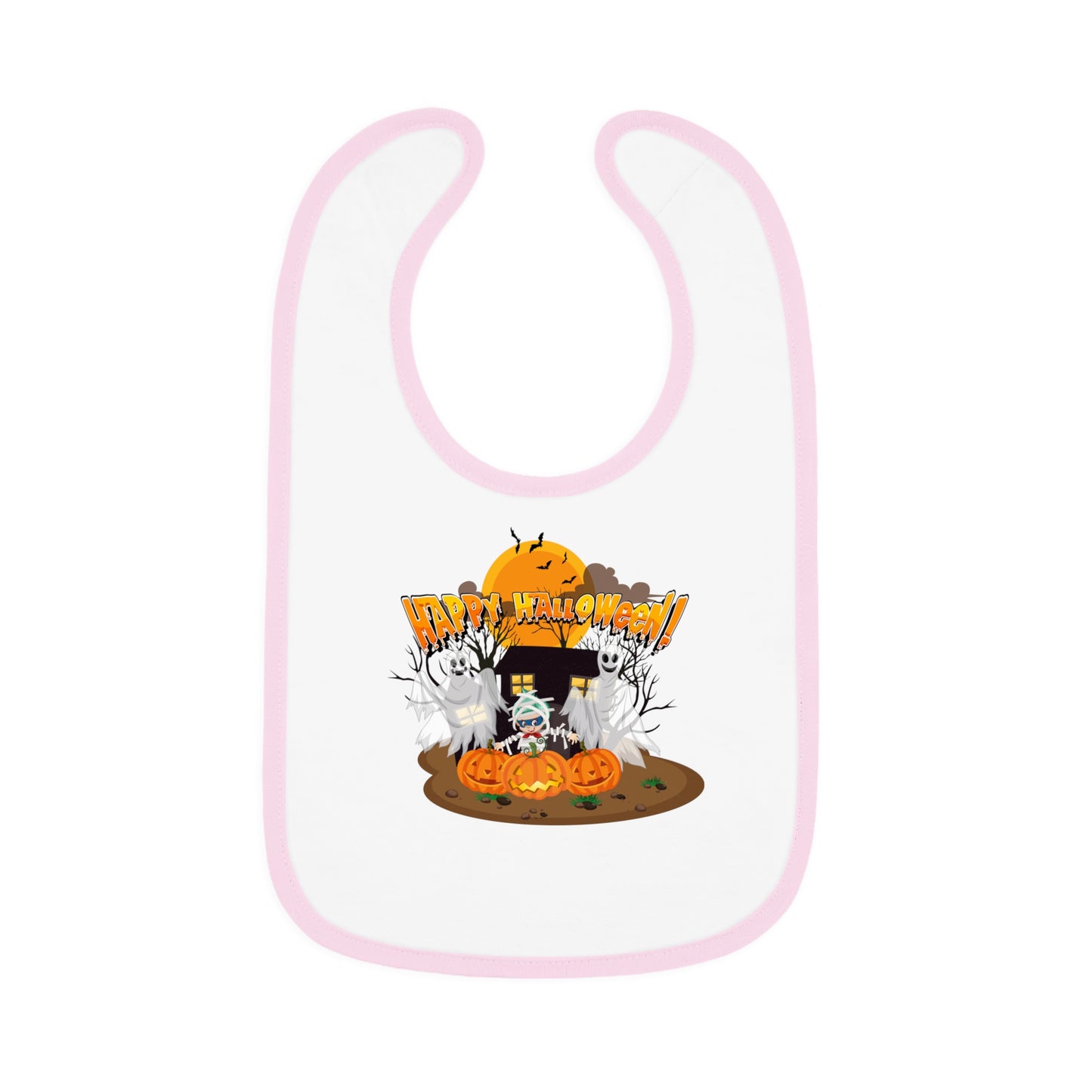 Baby Bib - Super kiddo with ghost