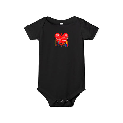 Infant Jersey One Piece - Valentines - Super kiddo and friends message - [[{"value":"Wonderwear Kid"}]]