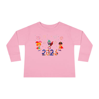 Toddler Long Sleeve Tee - Super kiddo and other hero - [[{"value":"Wonderwear Kid"}]]
