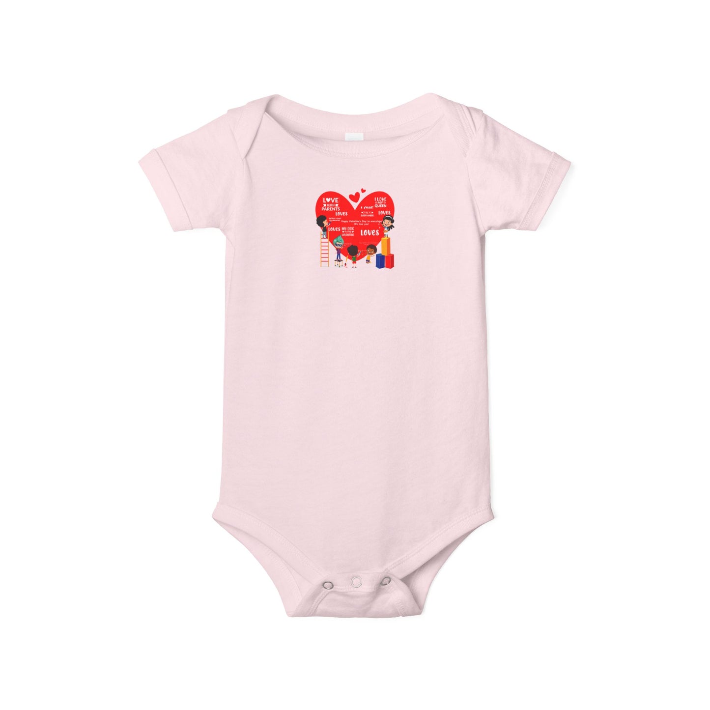 Infant Jersey One Piece - Valentines - Super kiddo and friends message - [[{"value":"Wonderwear Kid"}]]