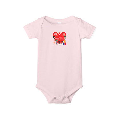 Infant Jersey One Piece - Valentines - Super kiddo and friends message - [[{"value":"Wonderwear Kid"}]]