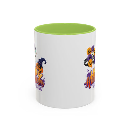 Accent Coffee Mug - Happy halloween trick or treat - [[{"value":"Wonderwear Kid"}]]