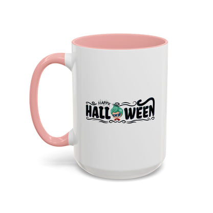 Accent Coffee Mug - Happy halloween by super kiddo Printify