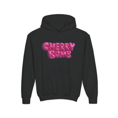 Kids Cherry Bomb Hoodie Printify