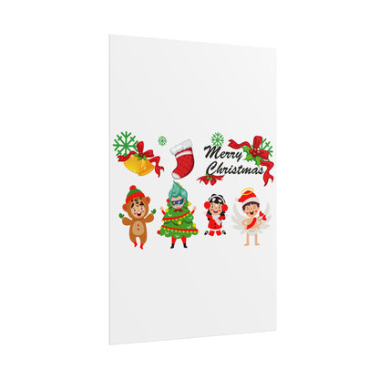 Rolled Posters - Merry christmas from super kid - [[{"value":"Wonderwear Kid"}]]