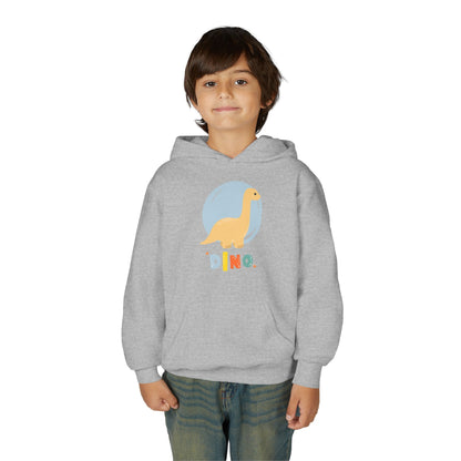 Kids Dino Embrace Hoodie Printify