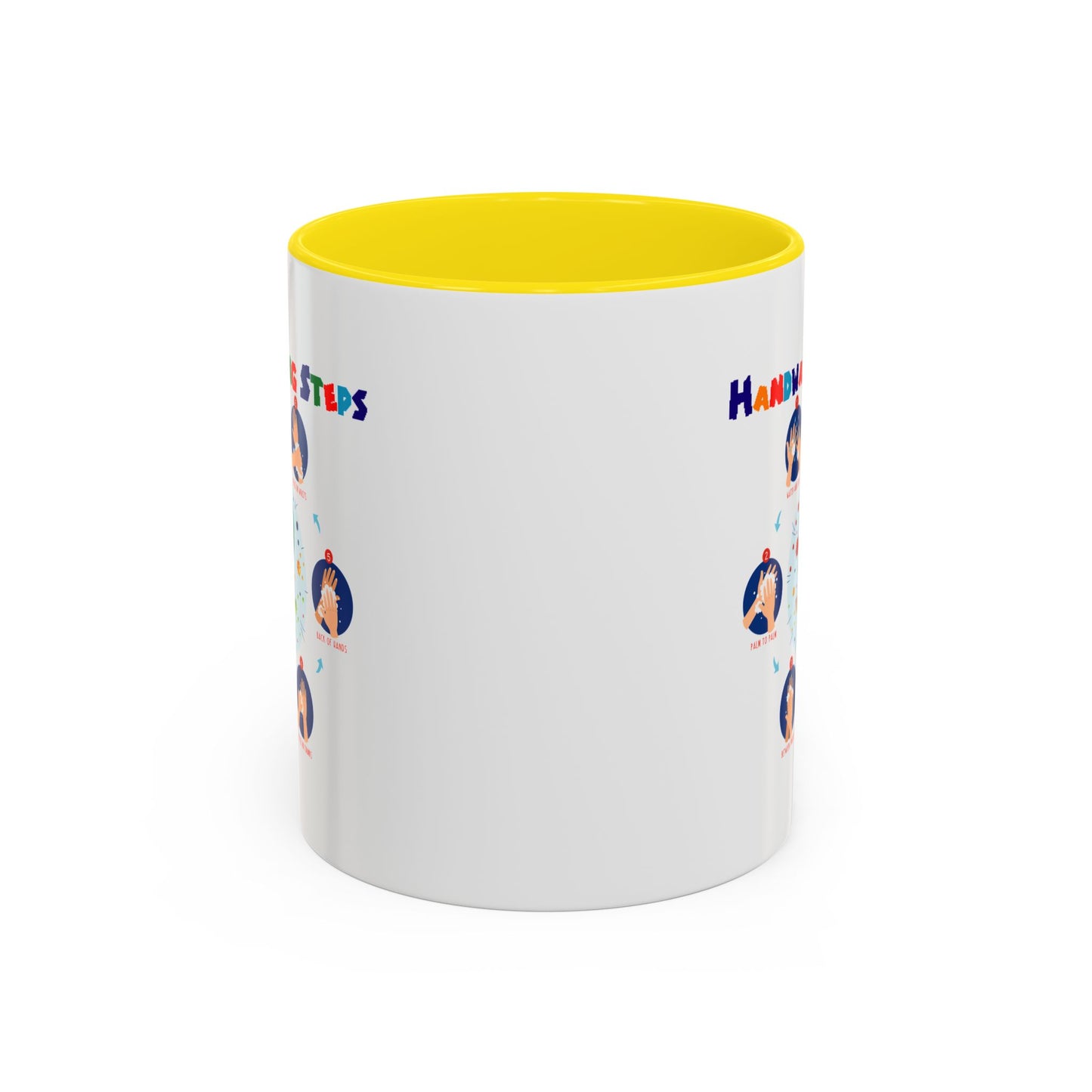 Accent Coffee Mug - Super kiddo how to wash hand properly