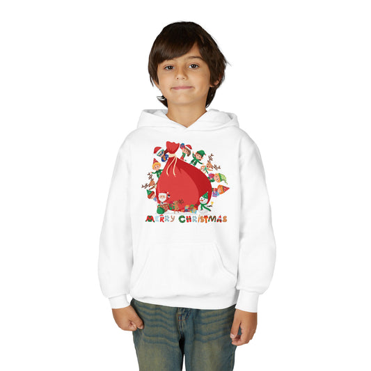 Youth Heavy Blend Hooded Sweatshirt - Super kiddo and big christmas gift