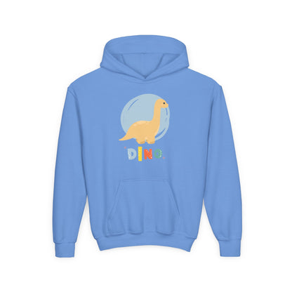Kids Dino Embrace Hoodie Printify