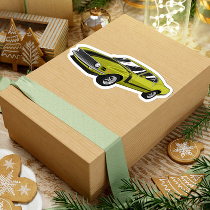 Kiss-Cut Vinyl Decals - Super fast car Printify