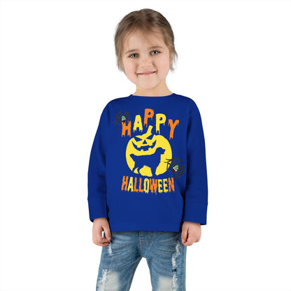 Toddler Long Sleeve Tee - Happy holloween Printify