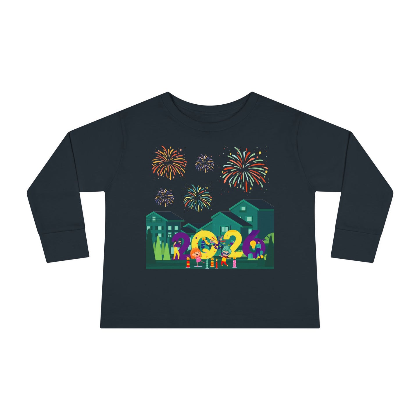 Toddler Long Sleeve Tee - Super kiddo on house - [[{"value":"Wonderwear Kid"}]]