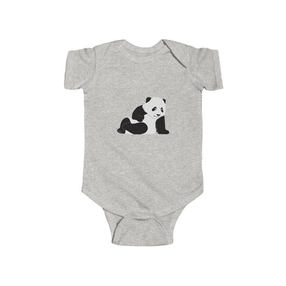 Baby Chilling Panda Bodysuit - Infant Onesie Printify