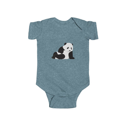 Baby Chilling Panda Bodysuit - Infant Onesie Printify