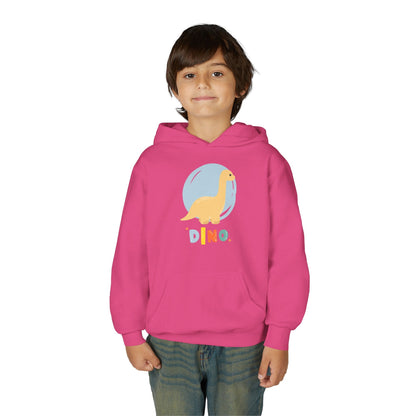 Kids Dino Embrace Hoodie Printify