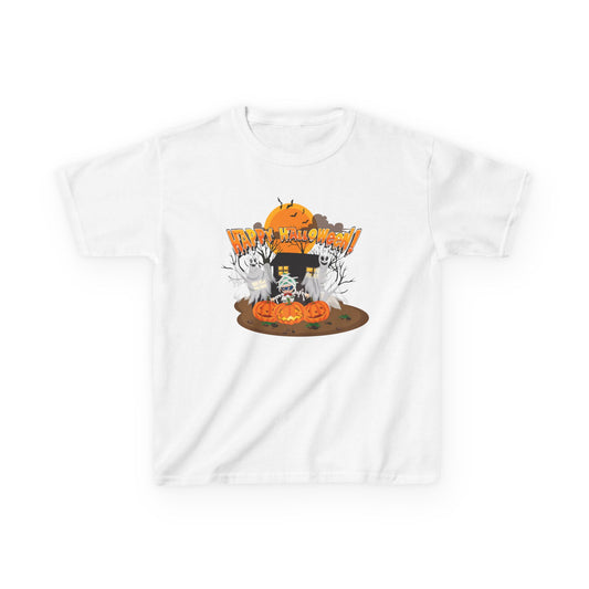 Kids Heavy Cotton™ Tee - Super kiddo with ghost - [[{"value":"Wonderwear Kid"}]]