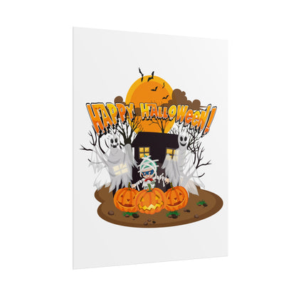 Rolled Posters - Super kiddo with ghost - [[{"value":"Wonderwear Kid"}]]