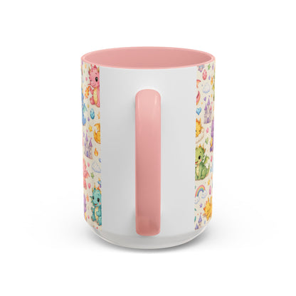 Accent Coffee Mug  (11/15 oz) - Baby Dragon Fantasy