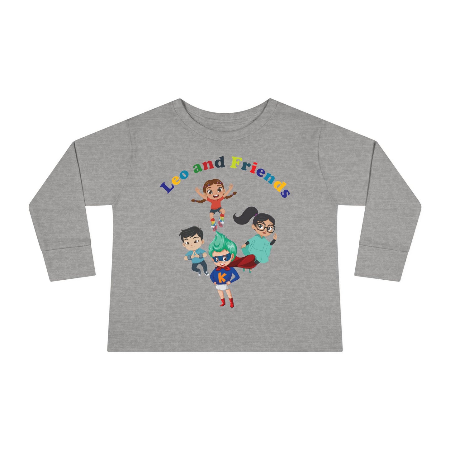 Toddler Long Sleeve Tee - Leo & Friends - [[{"value":"Wonderwear Kid"}]]
