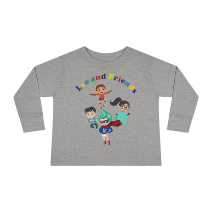 Toddler Long Sleeve Tee - Leo & Friends - [[{"value":"Wonderwear Kid"}]]