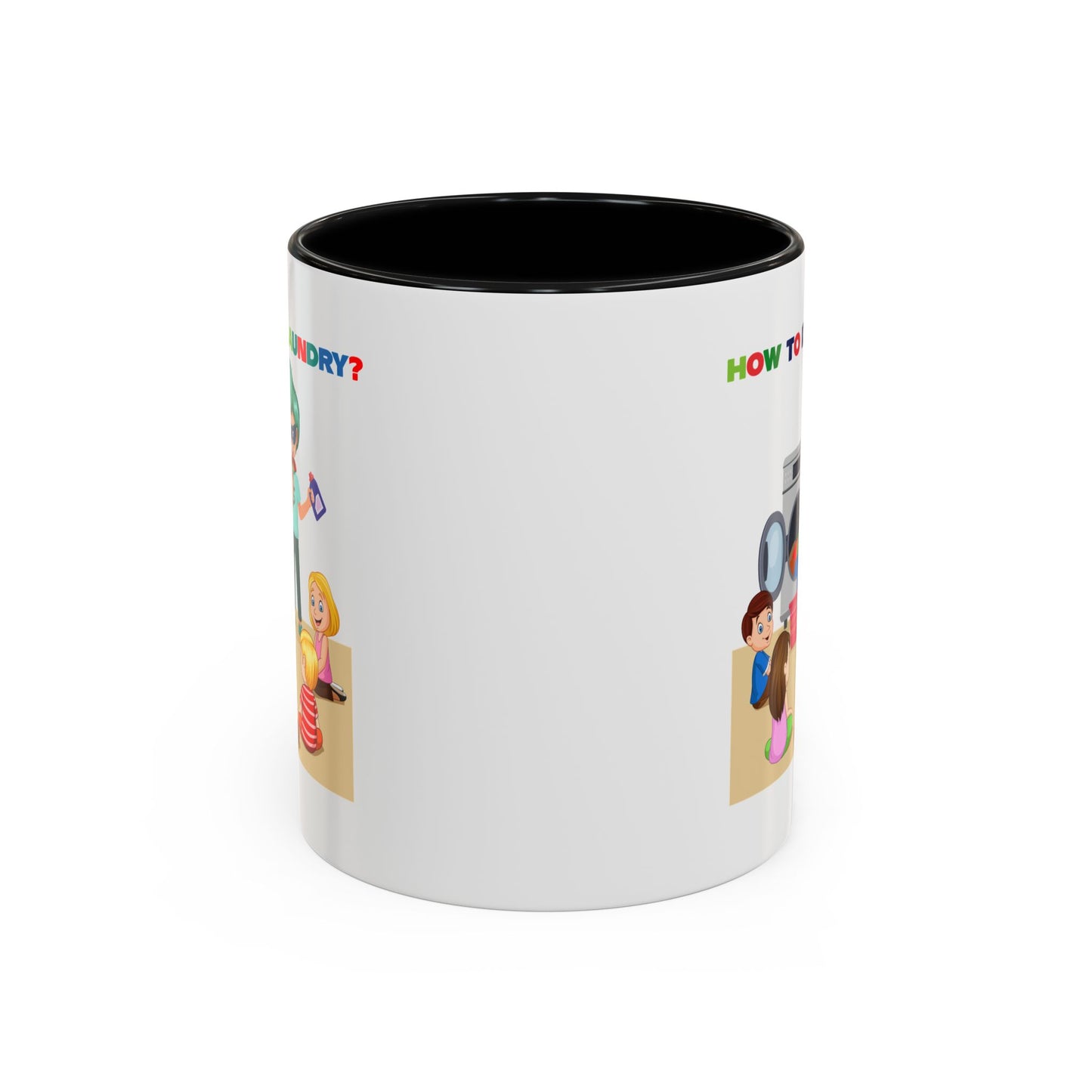 Accent Coffee Mug - super kiddo teaching laundry