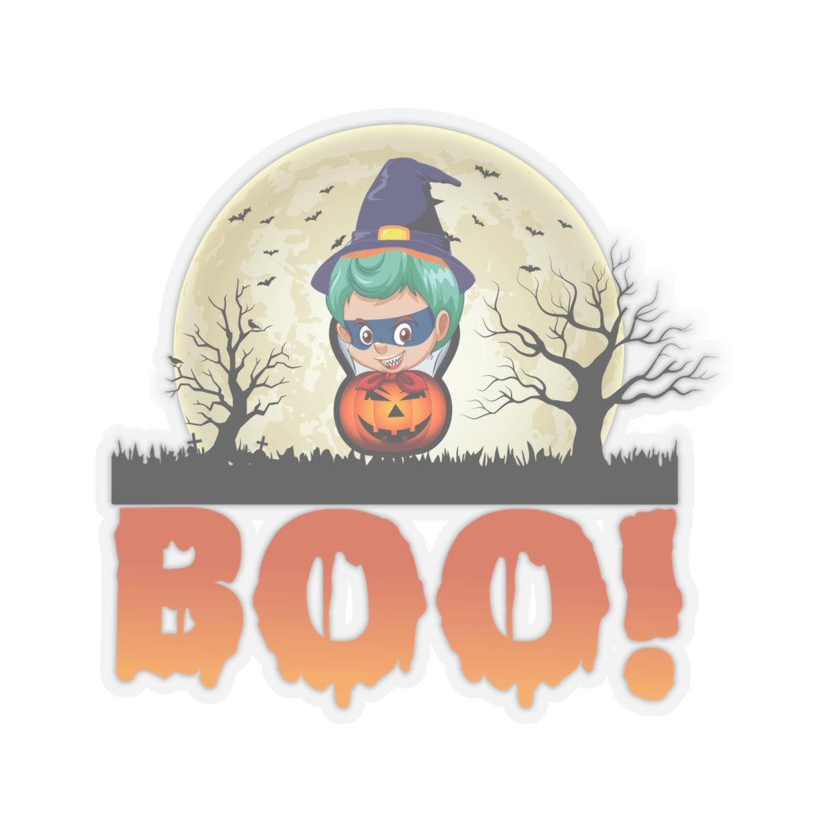 Kiss-Cut Stickers - Boo - [[{"value":"Wonderwear Kid"}]]