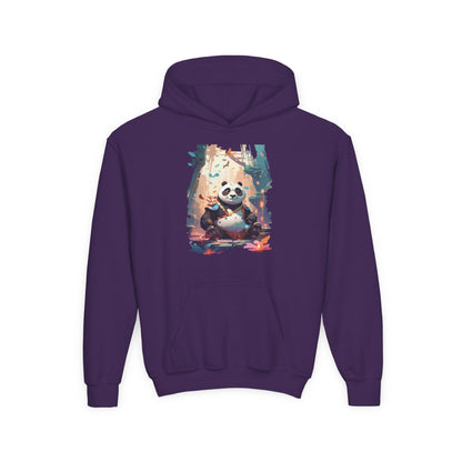 Youth Heavy Blend Hooded Sweatshirt - Kung fu Panda Printify