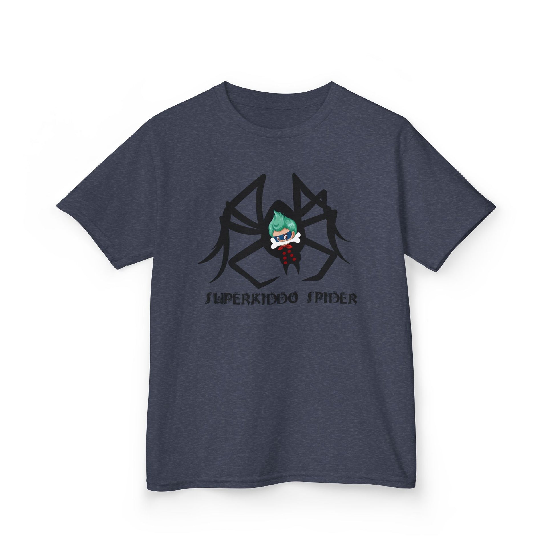 Kids Heavy Cotton™ Tee - Spider kiddo Printify