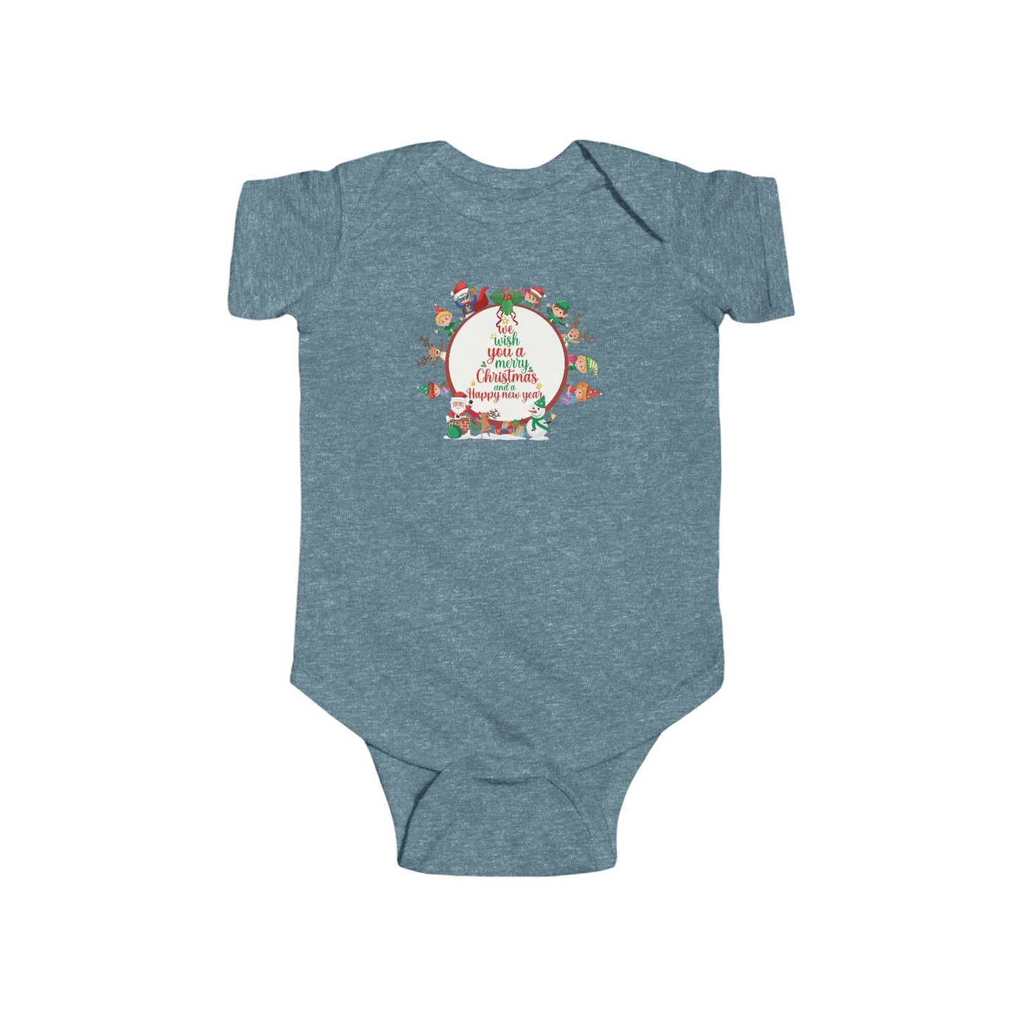 Infant Bodysuit - We wish you a merry christmas - [[{"value":"Wonderwear Kid"}]]