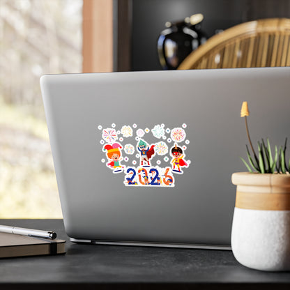 Christmas Kiss-Cut Vinyl Decals – Super kiddo and other hero - [[{"value":"Wonderwear Kid"}]]