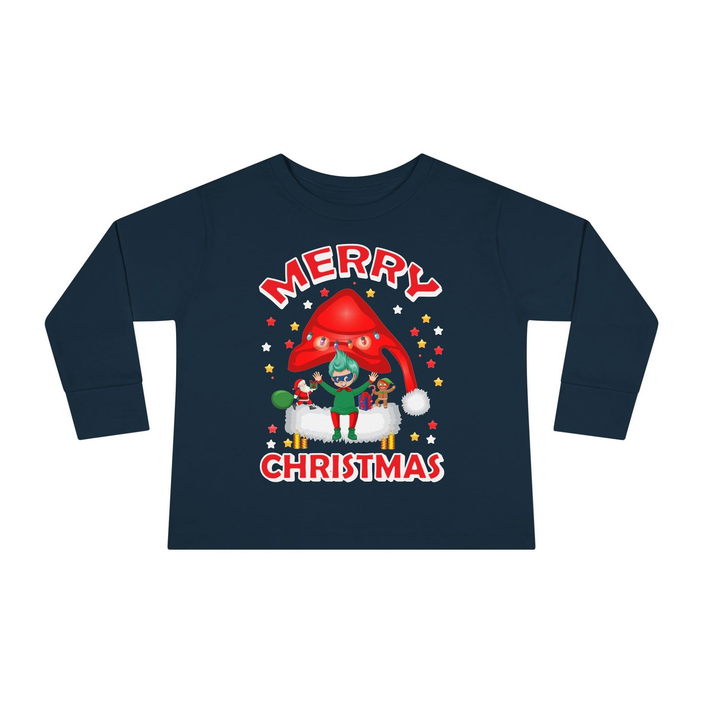 Toddler Long Sleeve Tee - Merry christmas - [[{"value":"Wonderwear Kid"}]]