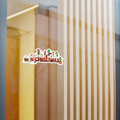 Christmas Kiss-Cut Vinyl Decals – Christmas with santa claus and friends - [[{"value":"Wonderwear Kid"}]]