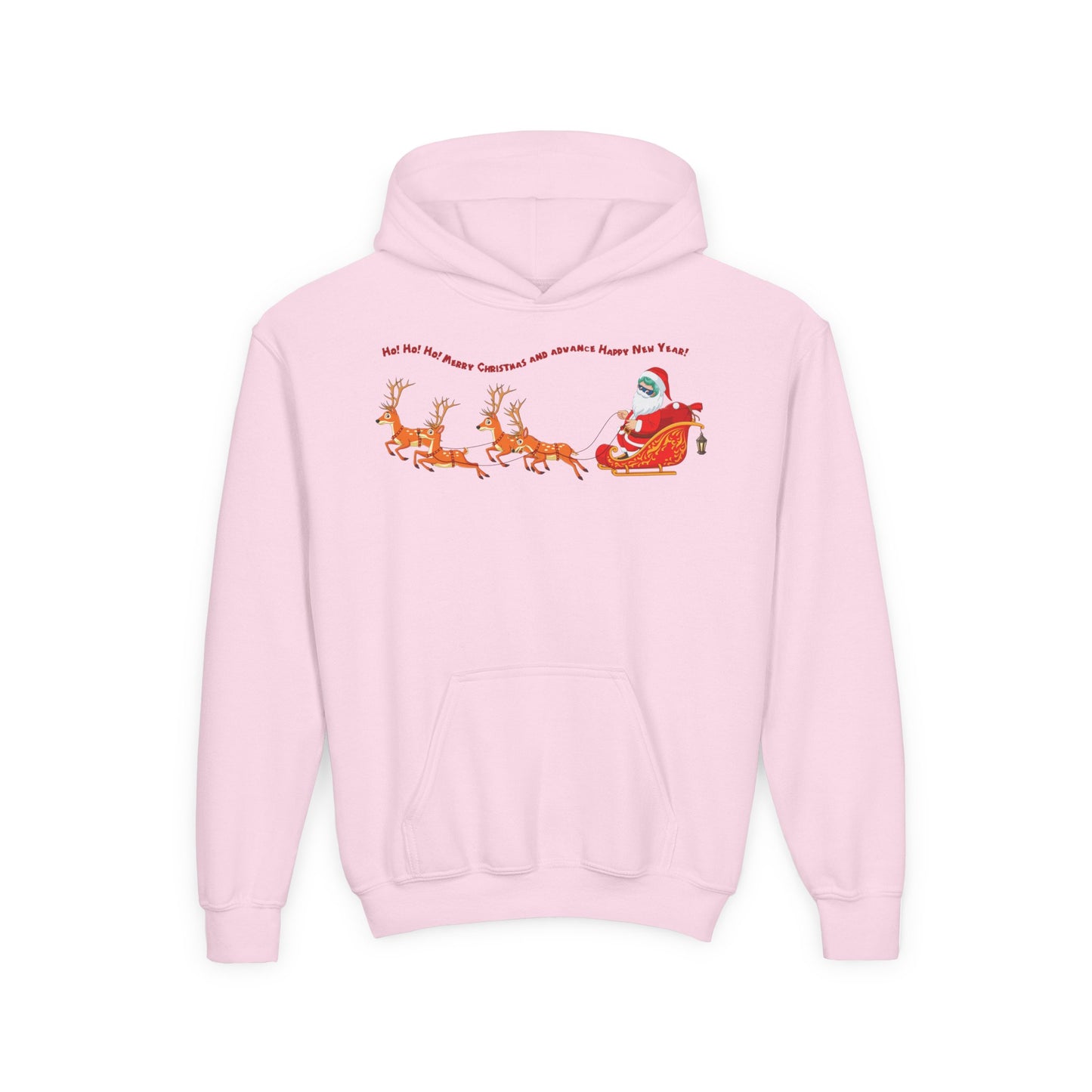 Youth Heavy Blend Hooded Sweatshirt - Santa kiddo - [[{"value":"Wonderwear Kid"}]]