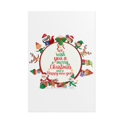Rolled Posters - We wish you a merry christmas - [[{"value":"Wonderwear Kid"}]]