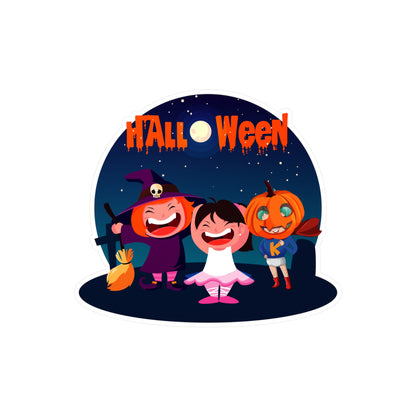 Halloween Kiss-Cut Vinyl Decals – Super kiddo wearing pumpkin - [[{"value":"Wonderwear Kid"}]]