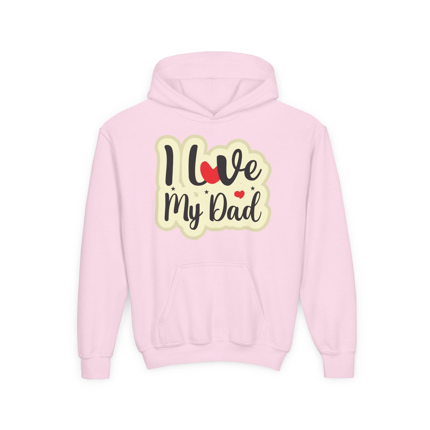 Youth Heavy Blend Hooded Sweatshirt - i love my dad