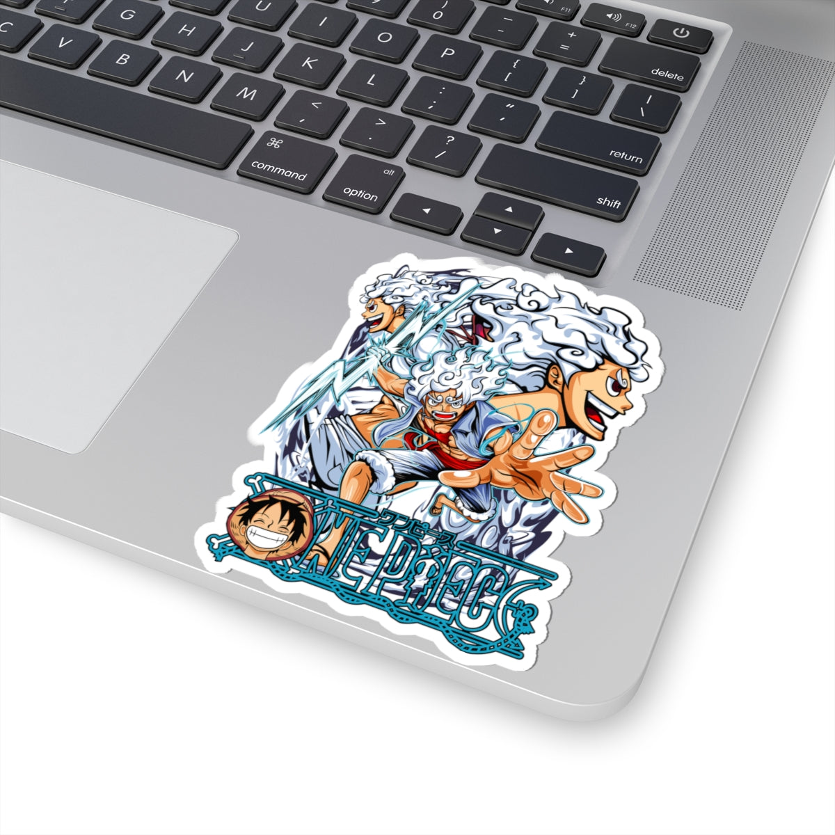 Kiss-Cut Stickers - One piece luffy gear 5 in action
