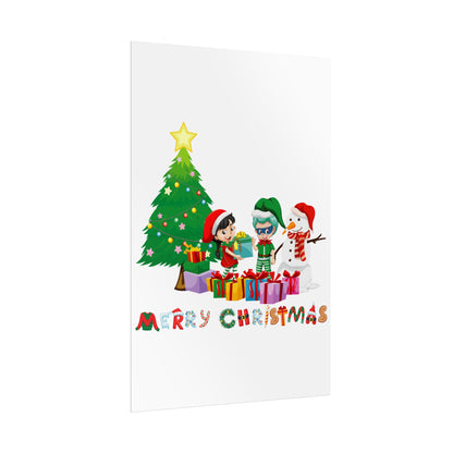 Rolled Posters - Super kiddo preparing gifts - [[{"value":"Wonderwear Kid"}]]