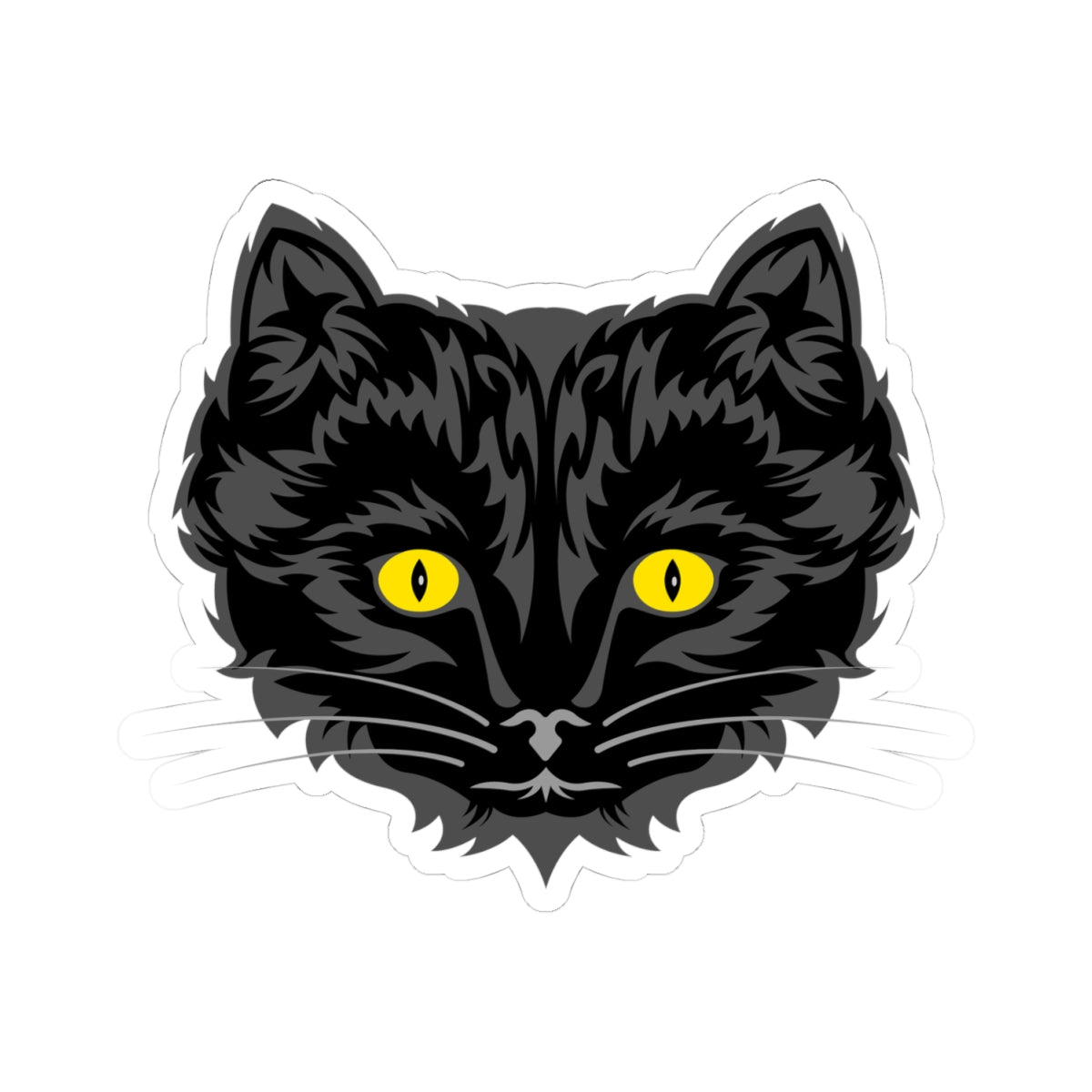 Kiss-Cut Stickers - Face kitten