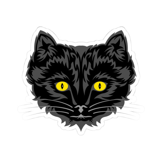 Kiss-Cut Stickers - Face kitten Printify