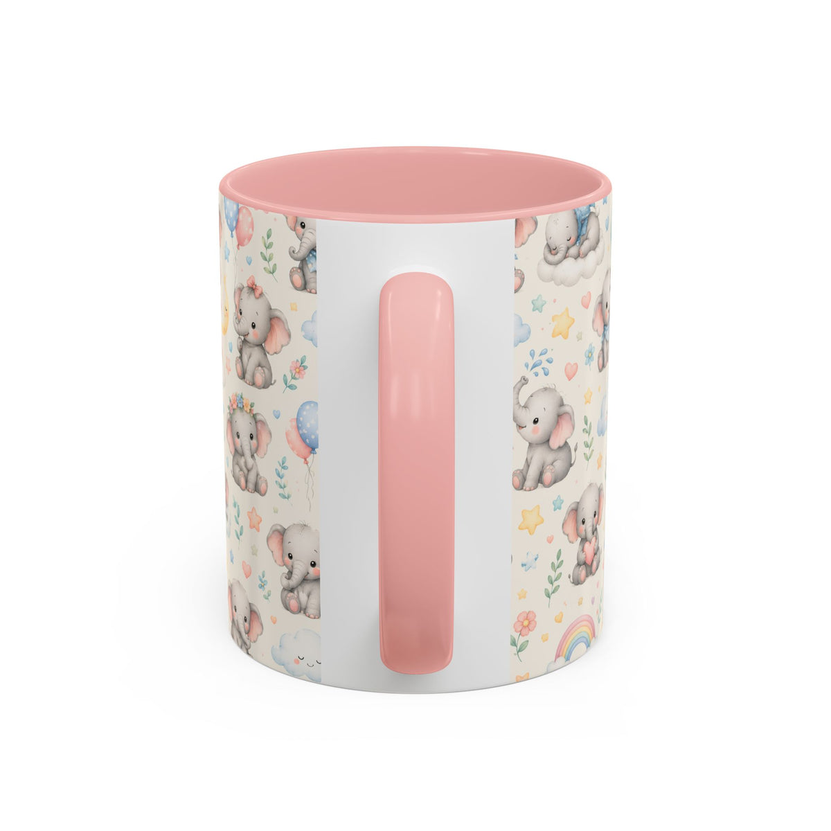 Accent Coffee Mug  (11/15 oz) - Baby Elephant Nursery