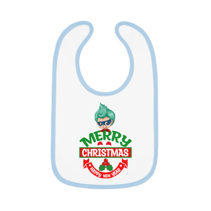 Baby Bib - Merry chridtmas from super kiddo - [[{"value":"Wonderwear Kid"}]]