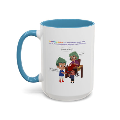 Accent Coffee Mug - WonderWear Origin - [[{"value":"Wonderwear Kid"}]]