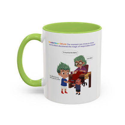 Accent Coffee Mug - WonderWear Origin - [[{"value":"Wonderwear Kid"}]]