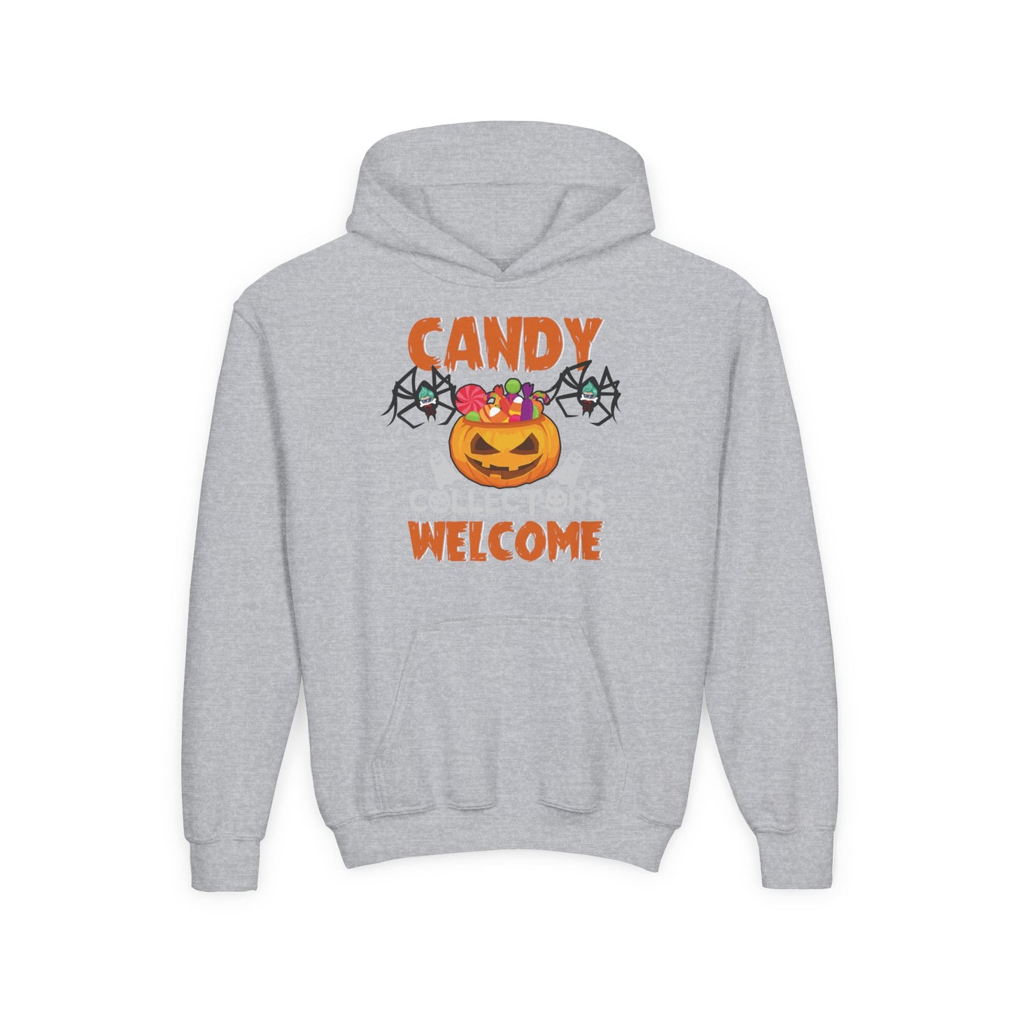 Youth Heavy Blend Hooded Sweatshirt - Candy collectors by super kiddo