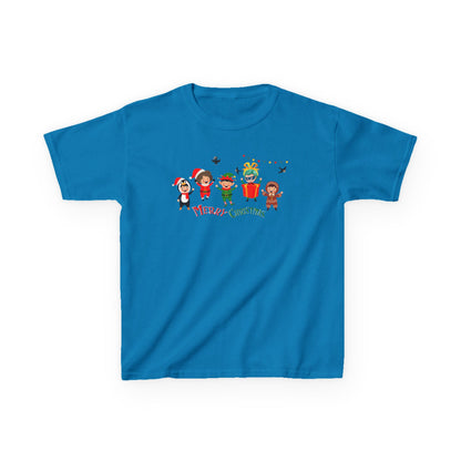 Kids Heavy Cotton™ Tee - Merry christmas by super kiddo and friends - [[{"value":"Wonderwear Kid"}]]