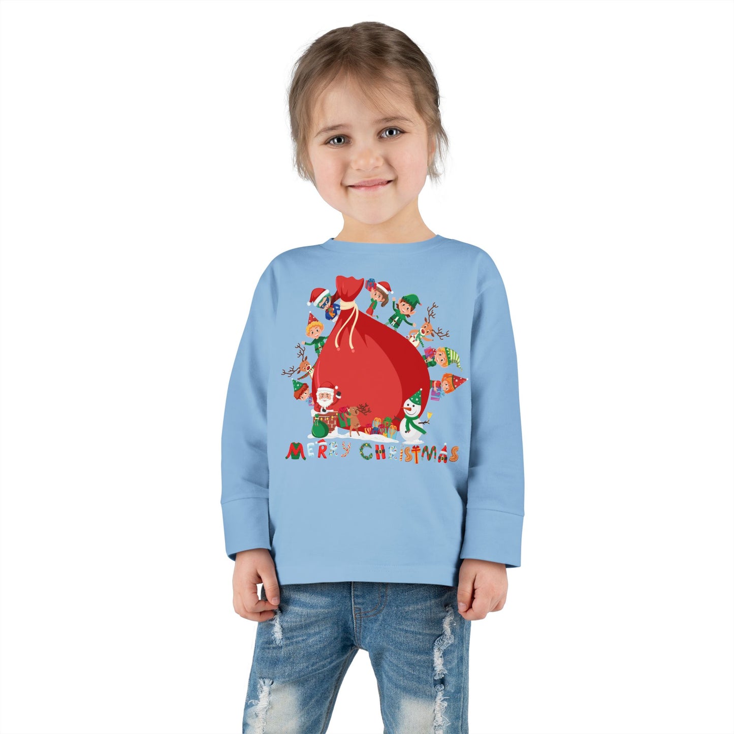 Toddler Long Sleeve Tee - Super kiddo and big christmas gift - [[{"value":"Wonderwear Kid"}]]