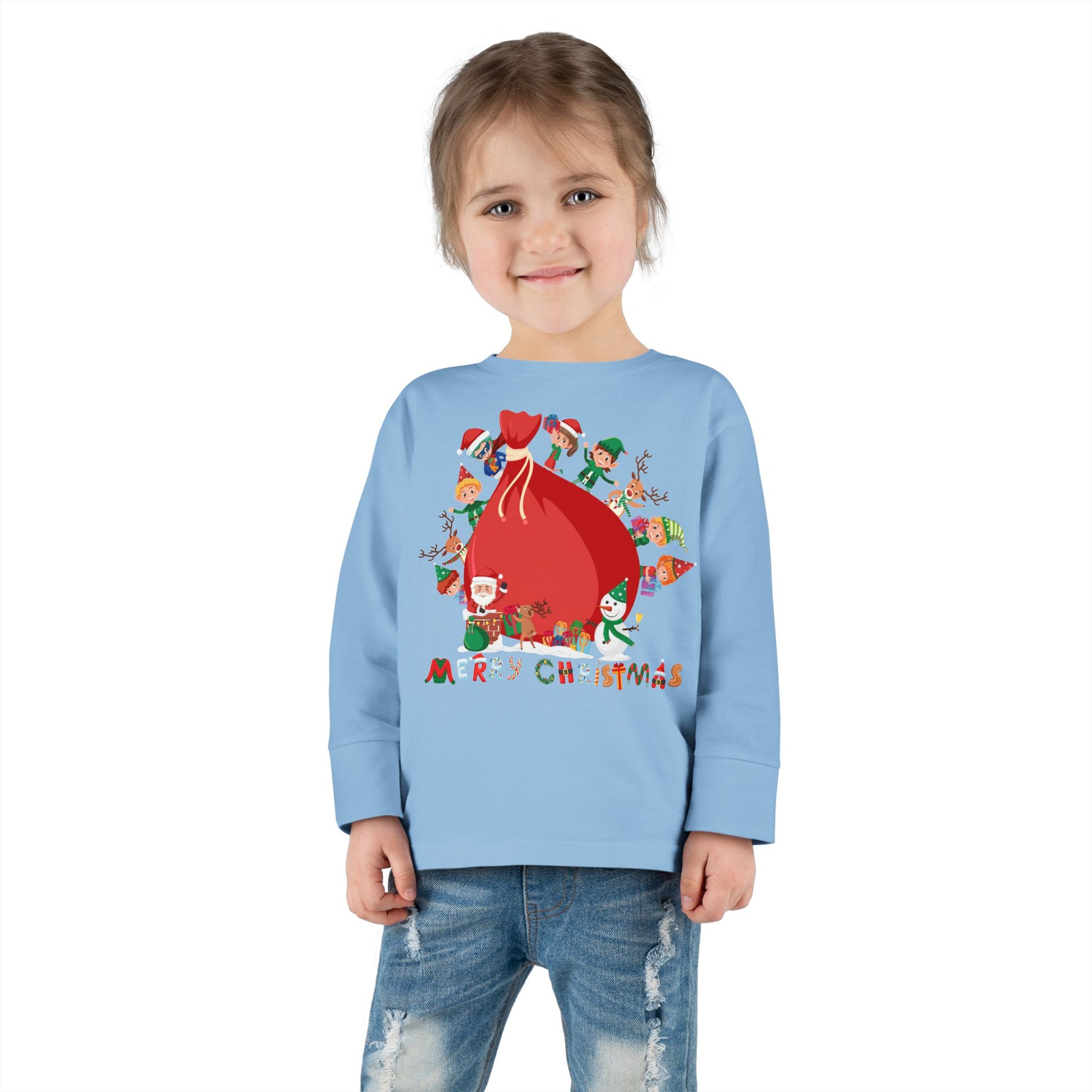 Toddler Long Sleeve Tee - Super kiddo and big christmas gift - [[{"value":"Wonderwear Kid"}]]